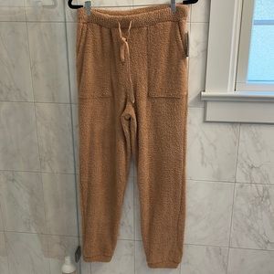 Honeydew super soft fuzzy joggers - size small
